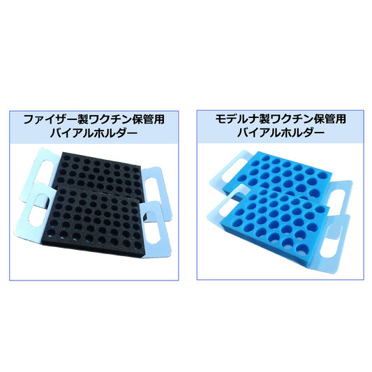 バイアルホルダーセット(φ16.5mm50穴2個、φ24mm30穴2個)