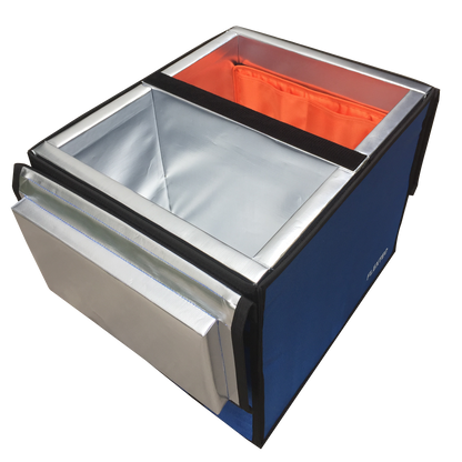 J-BOX FRESH HIBRID Integrated heat and cold insulation box Uses high-performance insulation material