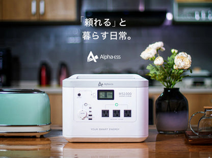 [Portable power supply] AlphaESS MINI SMILE 1000 (Essential item for power outages and disaster countermeasures)